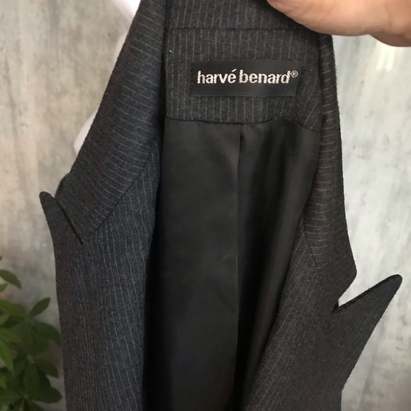 BOGO Harvé Benard Tailored Pinstripe Charcoal - Picture 8 of 8